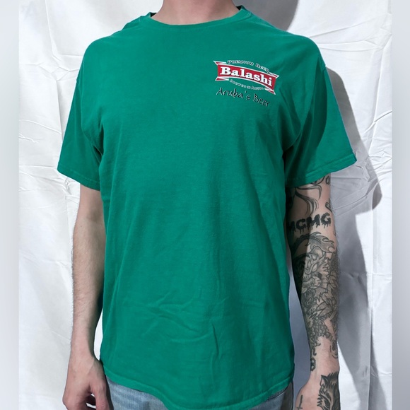 Balashi Arubas Beer Tshirt Large - Picture 3 of 6